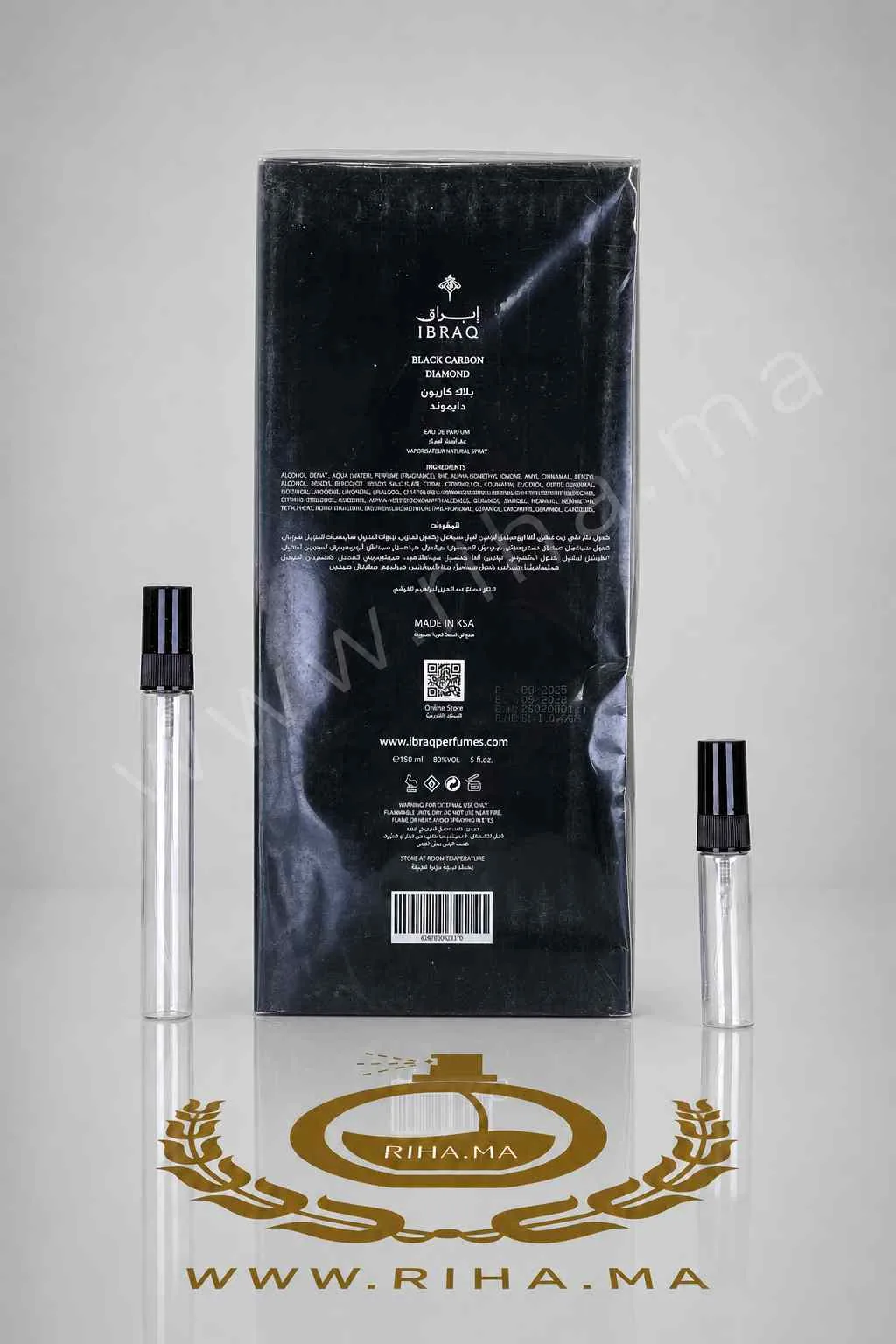 Black Carbon Diamond Ibrahim Al Qurashi Eau de Parfum Pour Homme et Femme Black Carbon Diamond Ibrahim Al Qurashi Eau de Parfum Pour Homme et Femme