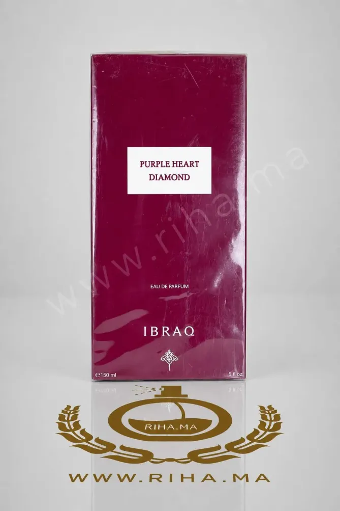 Purple Heart Diamond Ibrahim Al Qurashi Eau de Parfum Pour Femme 150 ML Authentic Purple Heart Diamond Ibrahim Al Qurashi Eau de Parfum Pour Femme 150 ML Authentic