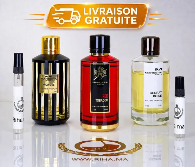 man Pack Décantage Promo Homme Mancera EDP – Red Tobacco + Aoud Line EDP + Cedrat Boise EDP Authentic