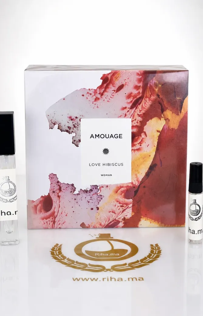 Décantage Amouage Love Tuberose Femme – 3 ml / 5 ml / 10 ml Décantage Amouage Love Tuberose flacon féminin fond blanc élégant