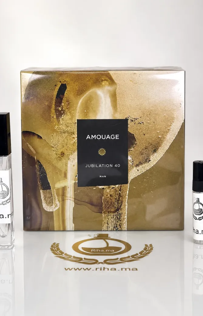 Décantage Amouage Jubilation 40 Homme – 3 ml | 5 ml | 10 ml Décantage Amouage Jubilation 40 Homme – 3 ml | 5 ml | 10 ml — parfum de luxe au Maroc