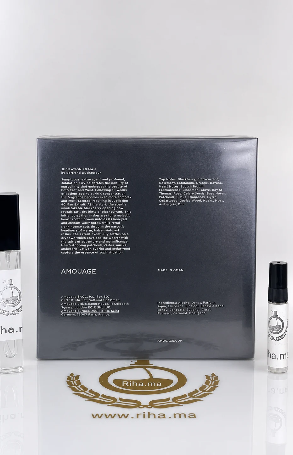 Décantage Amouage Jubilation 40 Homme – 3 ml | 5 ml | 10 ml — photo 2 Décantage Amouage Jubilation 40 Homme – 3 ml | 5 ml | 10 ml — parfum de luxe au Maroc — vue 2