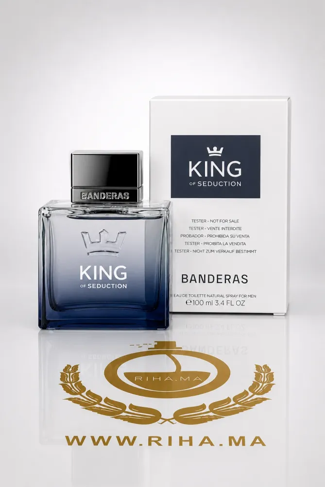 Tester King of Seduction Antonio Banderas Eau de Toilette Pour Homme 100 ML Authentic Flacon tester king of seduction Antonio Banderas EDT 100ml authentique