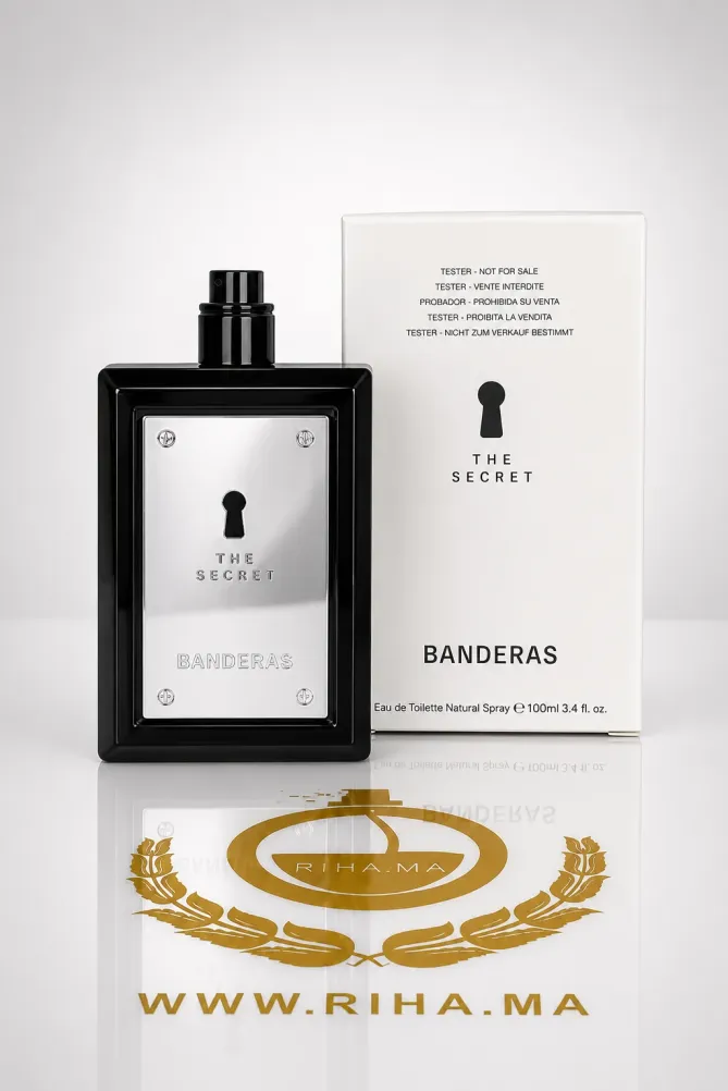 Tester The Secret Antonio Banderas Eau de toilette Pour Homme 100 ML Authentic Décantage secret Antonio Banderas eau de toilette homme 100 ml flacon original
