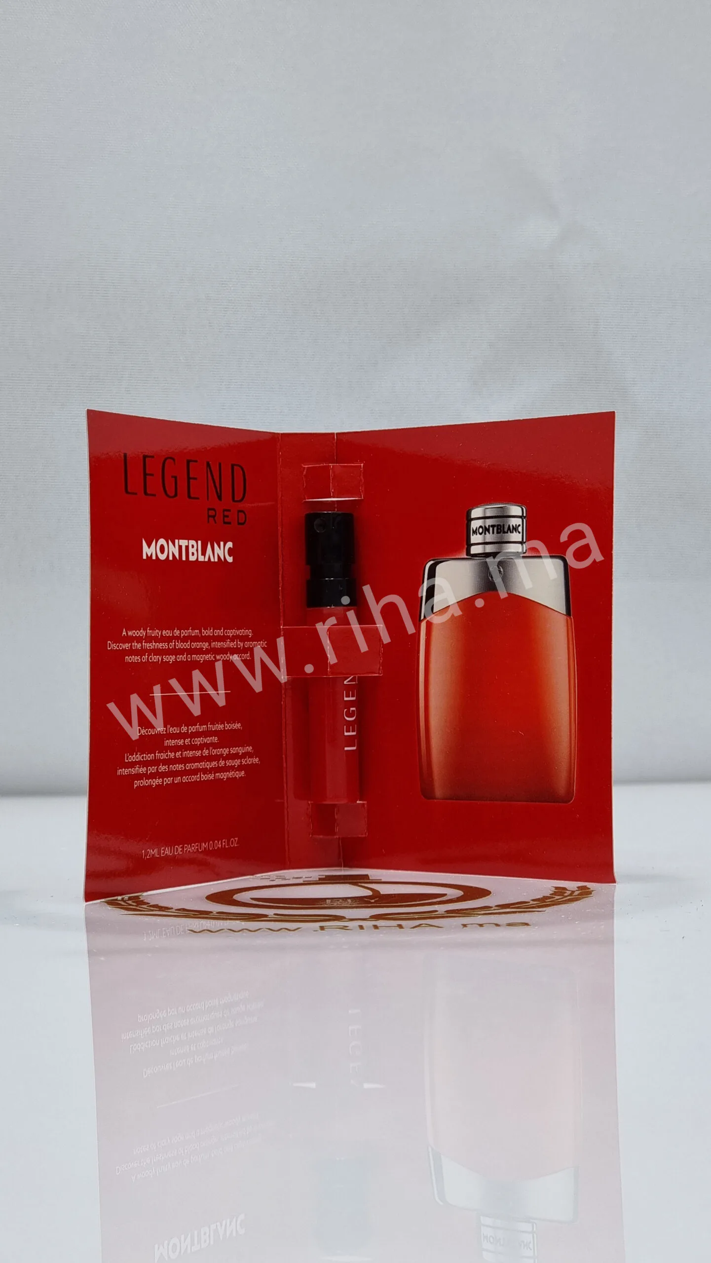 Legend Red Montblanc Échantillons Parfum prive Legend Red Montblanc Eau de parfum 1.5ml Mont Blanc - parfum Maroc