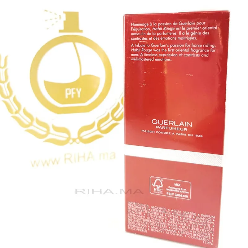 Habit-Rouge-Guerlain-prix-maroc Habit Rouge-Guerlain Guerlain - parfum Maroc