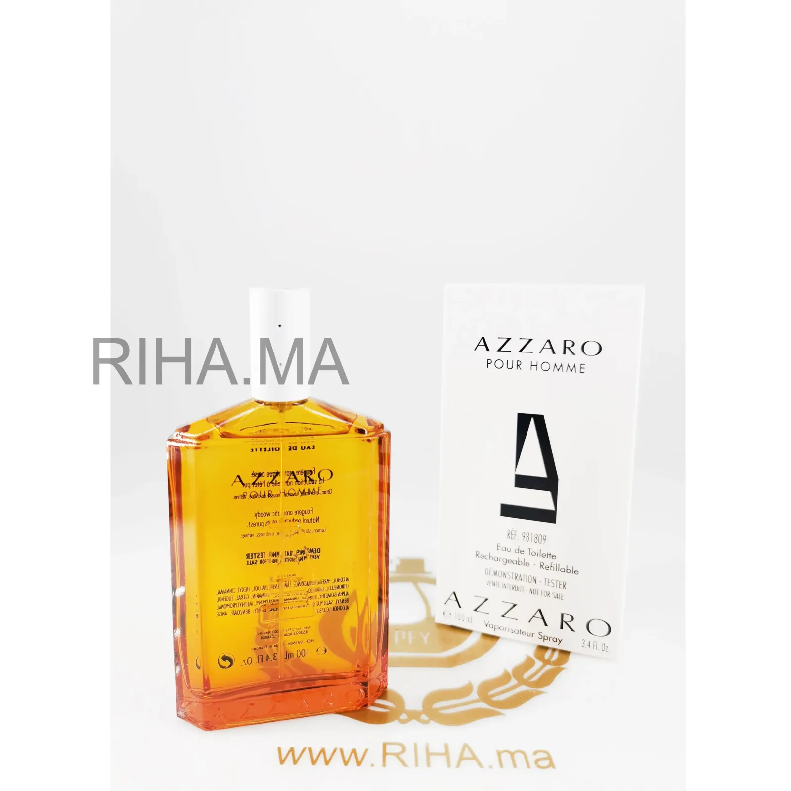 riha11 Azzaro pour homme eau de toilette -Azzaro Azzaro - parfum Maroc