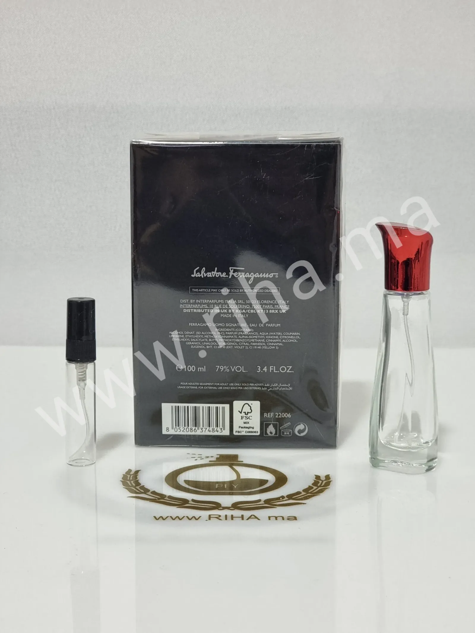 Uomo Salvatore Ferragamo Decantage Uomo Salvatore Ferragamo Signature eau de parfum salvatore ferragamo - parfum Maroc