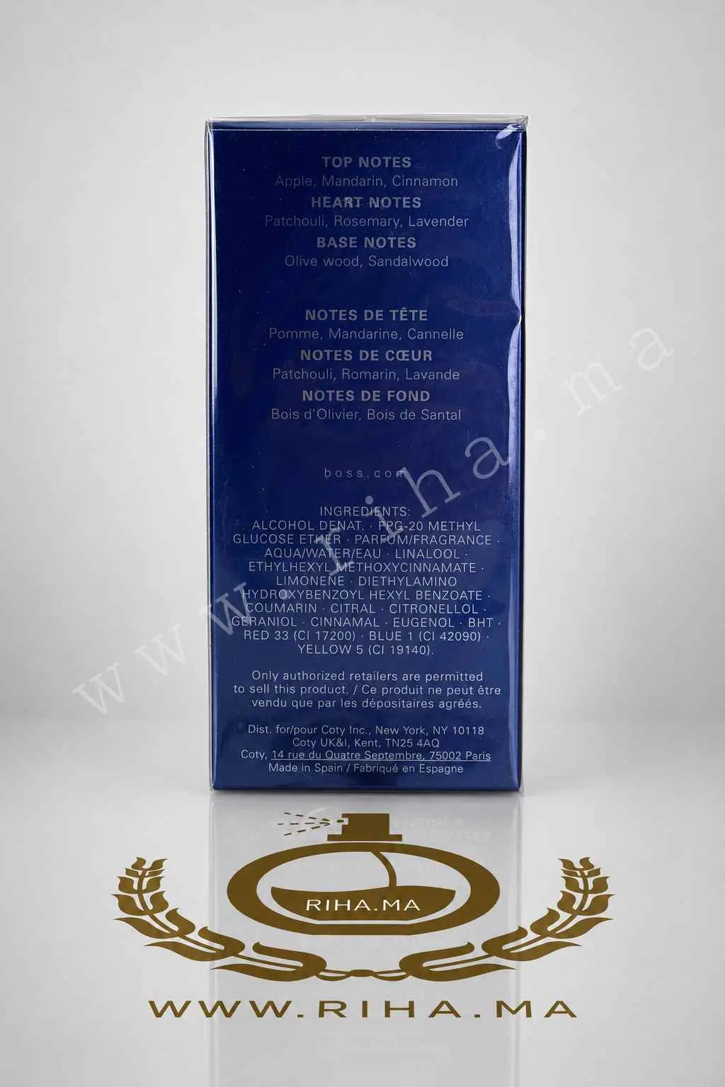 BOSS BOTTLED INFINITE EAU DE PARFUM 100ML — photo 2 Flacon de parfum Boss Bottled Infinite sur fond sombre élégant — vue 2