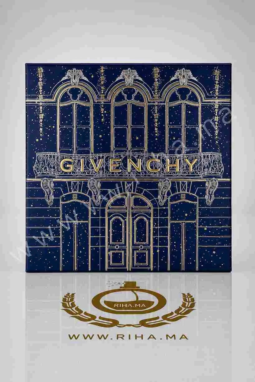 Coffret Gentleman Givenchy Eau de Parfum boisée — photo 2 Coffret Gentleman Givenchy Eau de Parfum Boisée sur fond sombre élégant — vue 2