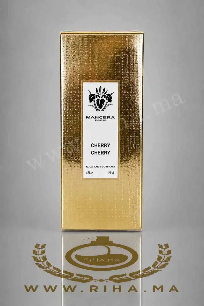 Cherry Cherry Mancera Eau de Parfum 120ml Flacon de parfum Cherry Cherry Mancera avec cerises noires