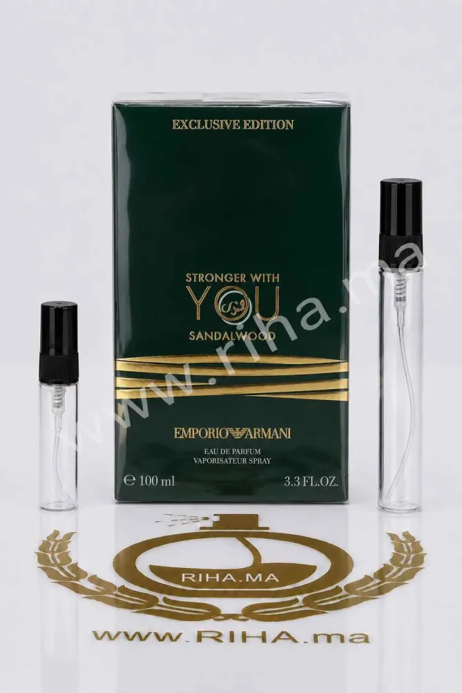 Decantage Stronger With You Sandalwood Giorgio Armani Eau de Parfum Authentic decantage stronger with you sandalwood — Flacon de décantage Stronger With You Sandalwood Giorgio Armani
