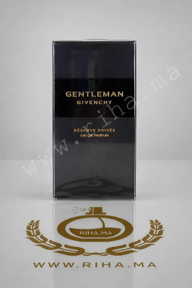 Gentleman Givenchy Reserve Privée Eau de Parfum Flacon de gentleman givenchy reserve privee sur fond sombre élégant