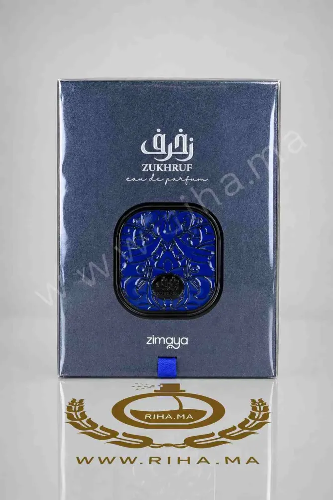 Flacon de Zukhruf Black Zimaya, parfum inspiré de Sauvage Elixir