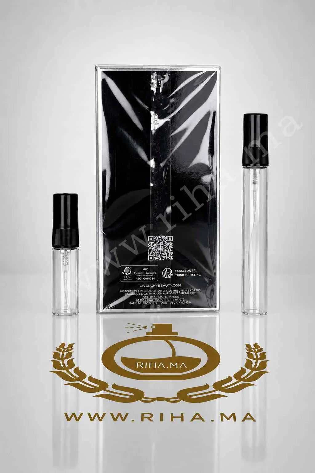 Decantage Gentleman Society Givenchy Eau De Parfum extrême pour homme — photo 2 decantage gentleman society givenchy — Flacon décantage Gentleman Society Givenchy boisé aromatique — vue 2