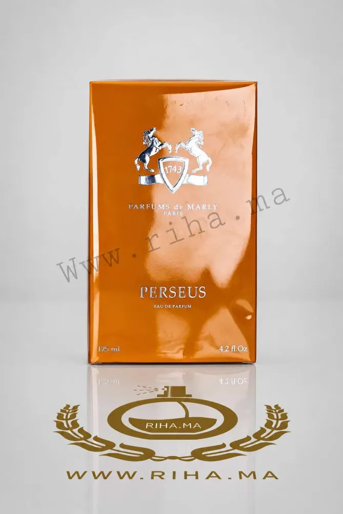Perseus Parfums de Marly Eau de Parfum pour homme 125ML Flacon de Perseus Parfums de Marly sur fond noir élégant