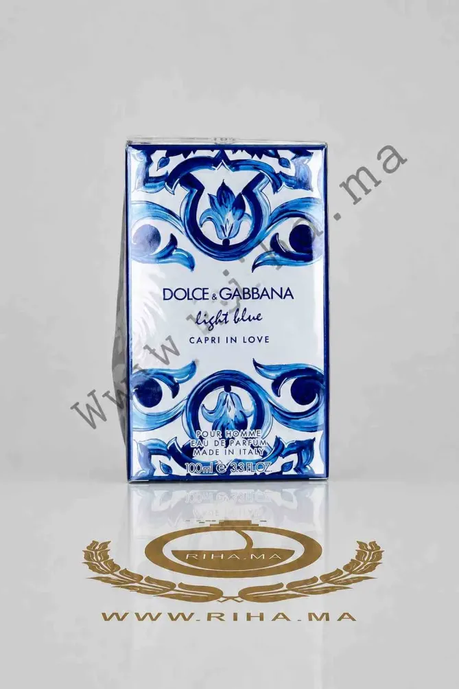 Light Blue Capri In Love - Dolce&Gabbana Eau de Parfum Pour Homme 100ML Flacon de light blue capri in love dolcegabbana eau de parfum homme