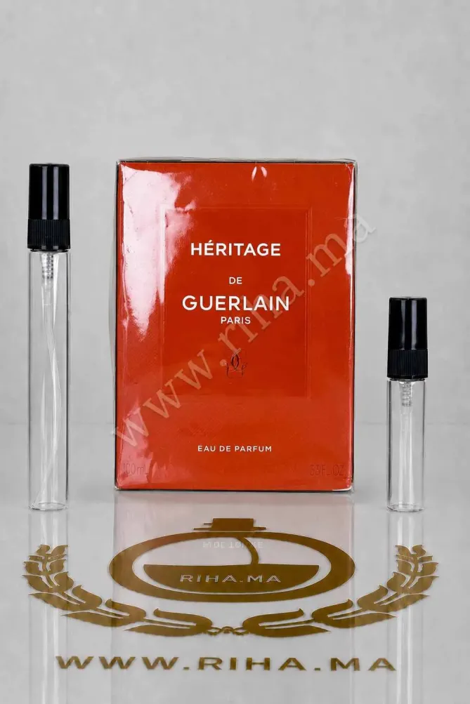 decantage heritage — Flacon décantage heritage eau de parfum guerlain pour homme