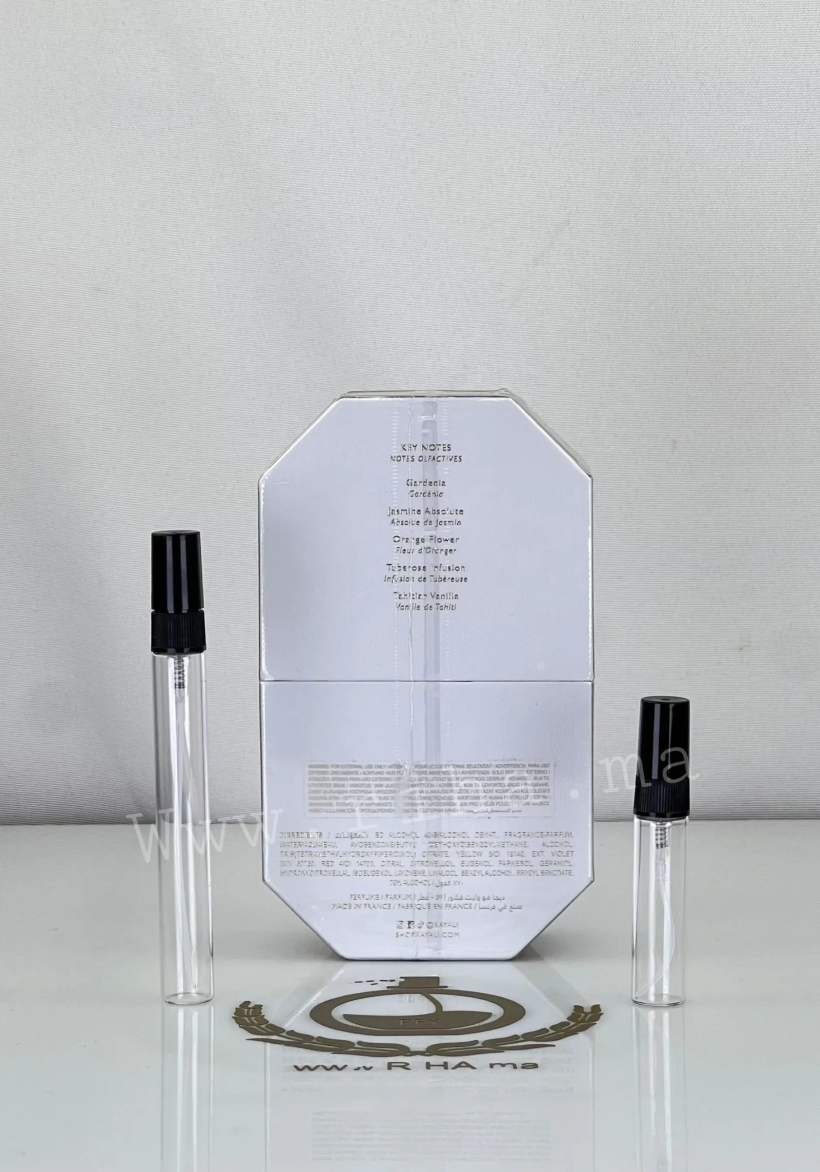 Decantage Déjà Vu White Flower 57 Kayali Fragrances Pour Femme — photo 2 decantage deja vu white flower — Flacon décantage Déjà Vu White Flower 57 Kayali pour femme — vue 2