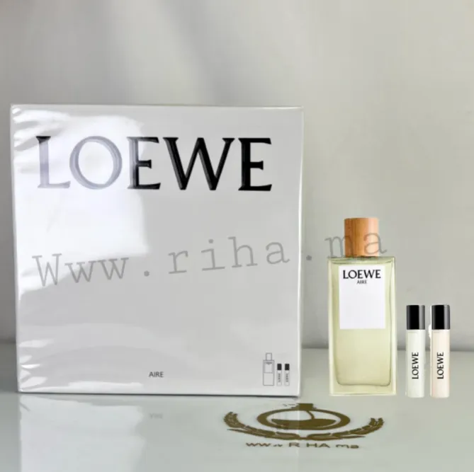 Coffret Loewe Aire Eau de Toilette Pour Femme 100 ML Authentic coffret loewe aire — Coffret eau de toilette Loewe Aire 100ml sur fond blanc