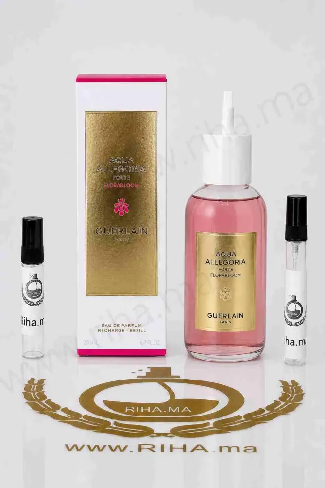 Decantage Aqua Allegoria Florabloom Forte Guerlain 3ml 5ml 10ml Decantage Aqua Allegoria Florabloom Forte Guerlain parfum original Authentic au Maroc chez RIHA.ma