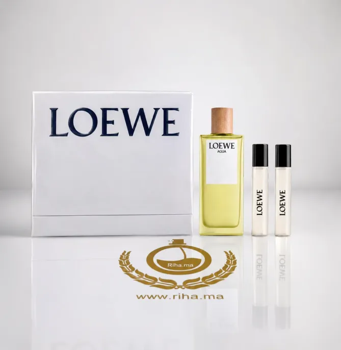 coffret aire sutileza — Coffret cadeau parfum Aire Sutileza Loewe 100 ml présenté sur fond clair