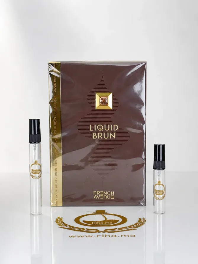 Decantage Liquid Brun French Avenue Eau de Parfum Pour Homme Authentic Décantage liquid brun french avenue flacon homme fond boisé