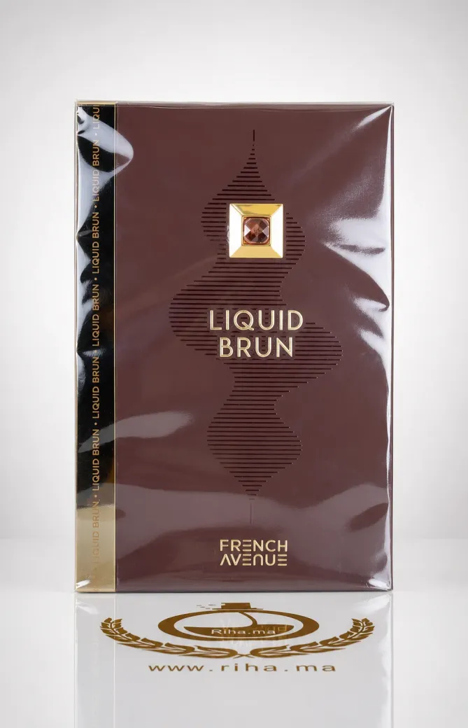 Flacon de Liquid Brun French Avenue parfum boisé pour homme