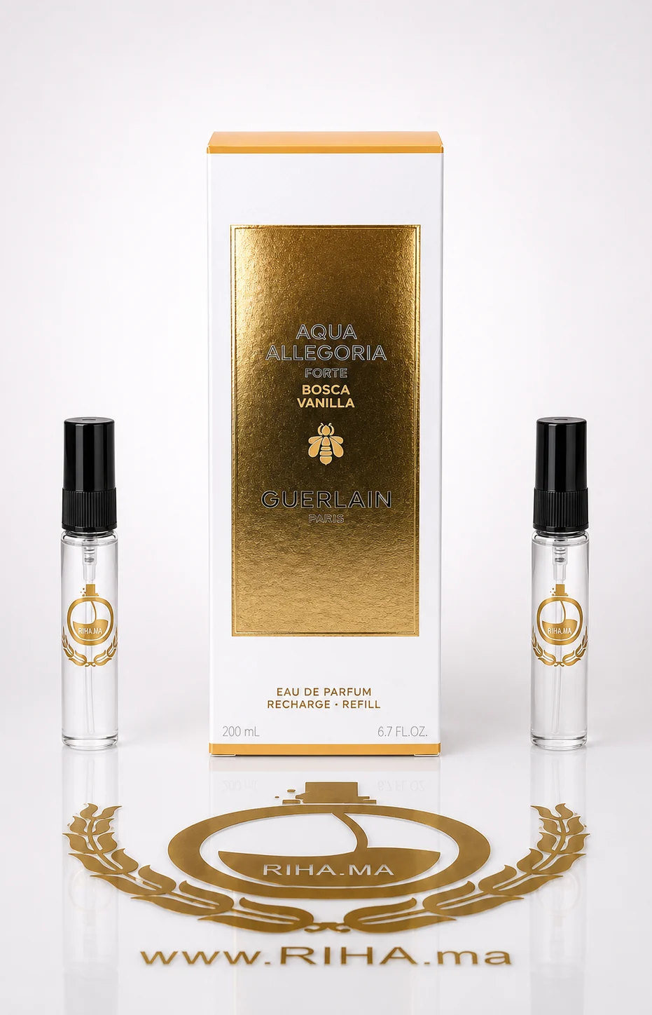 Aqua Allegoria Forte Décantage Original — photo 2 aqua allegoria forte décantage — Flacon de décantage aqua allegoria forte bosca vanilla guerlain — vue 2