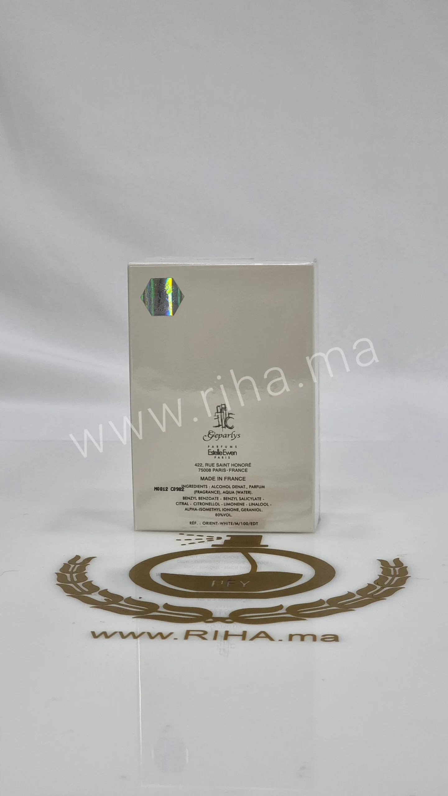 L'Oriental white edition L’Oriental white edition men 100ml eau de toilette-Geberlys geparlys - parfum Maroc