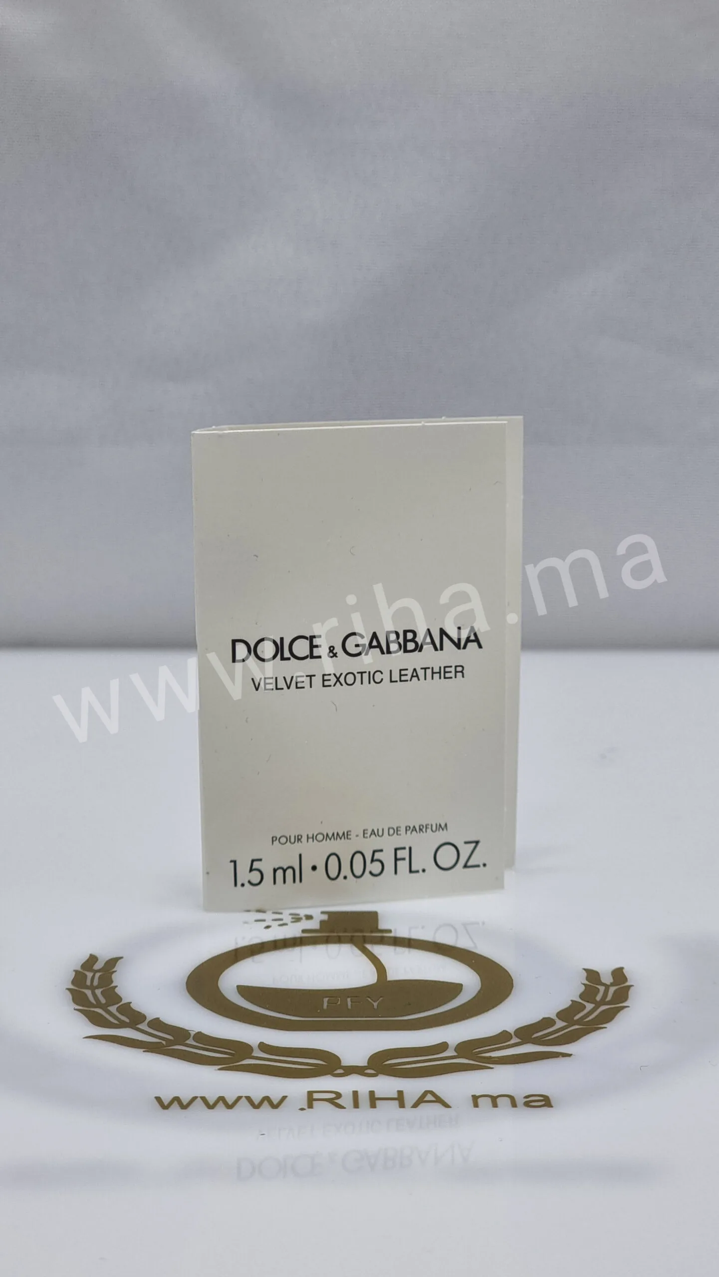 Velvet Exotic Leather Échantillons Parfum prive Dolce&Gabbana Velvet Exotic Leather Eau de parfum 1.5ml DOLCE&GABBANA - parfum Maroc