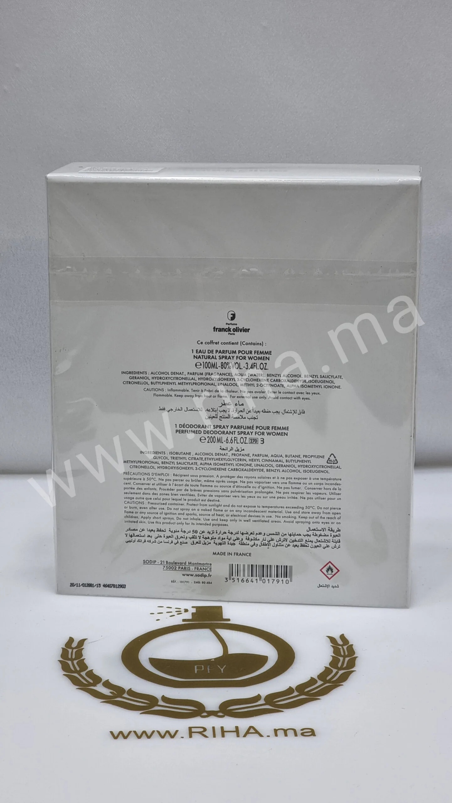 White Touch Coffret cadeux White Touch Franck Olivier Franck Olivier - parfum Maroc