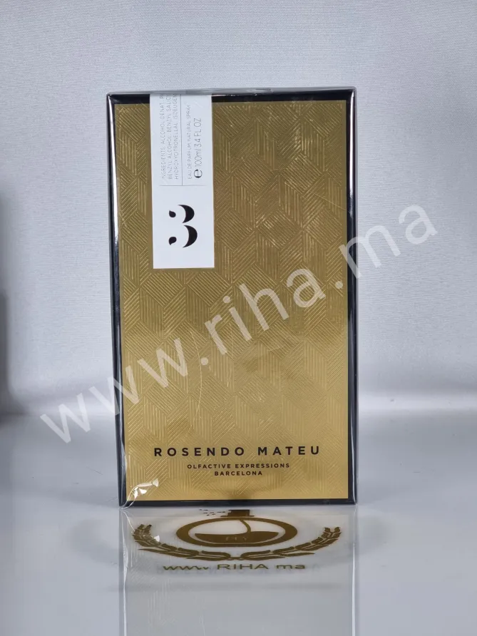 Rosendo Mateu Nº 3 Rosendo Mateu Nº 3 Olfactive Expressions Eau de Parfum Rosendo Mateu - parfum Maroc