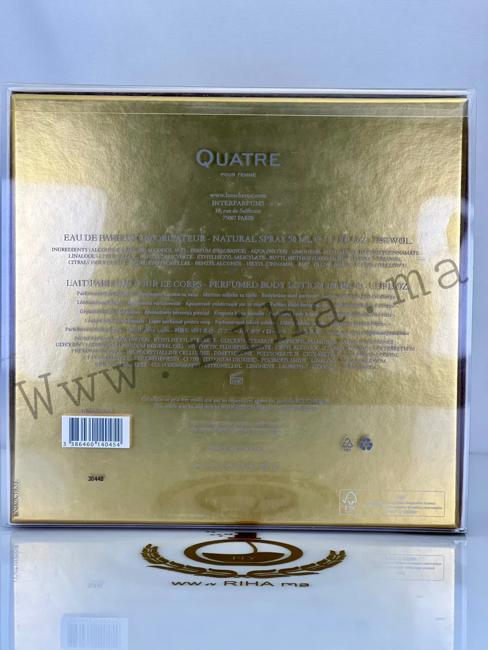 COFFRET BOUCHERON QUATRE PRIX MAROC CADEU COFFRET BOUCHERON QUATRE PRIX MAROC