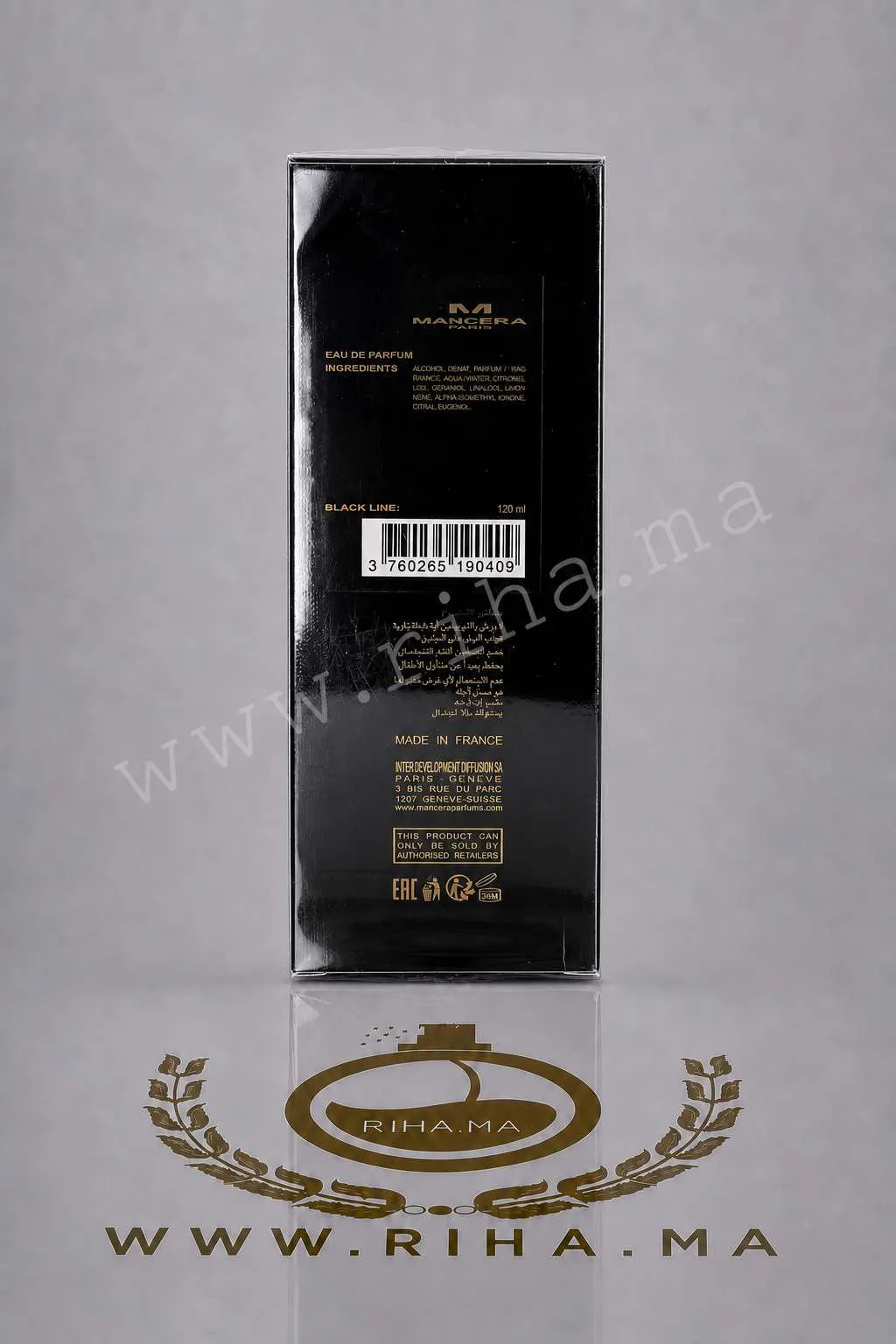 Black Line Mancera Eau De Parfum 120ml pix maroc Black Line Mancera Eau De Parfum 120ml pix maroc