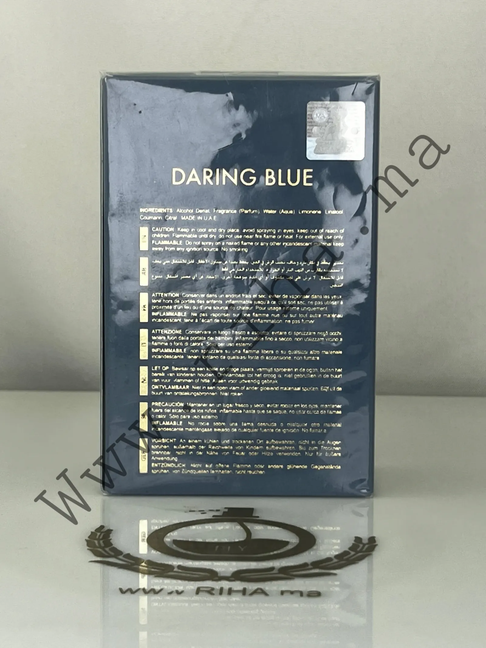 Daring Blue For Life Maison Alhambra Eau De Parfum pour homme 100ml prix maroc (2) Daring Blue For Life Maison Alhambra Eau De Parfum pour homme 100ml prix maroc