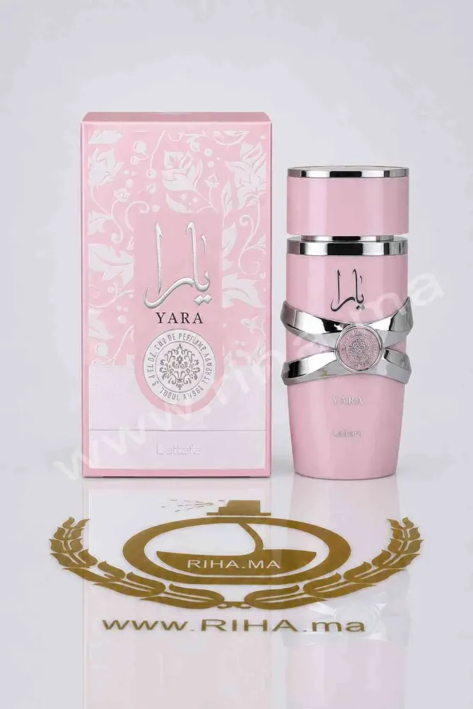 Yara Lattafa Eau de Parfum Pour Femme 100ml Yara Lattafa Eau de Parfum Pour Femme 100ml parfum original Authentic au Maroc chez RIHA.ma