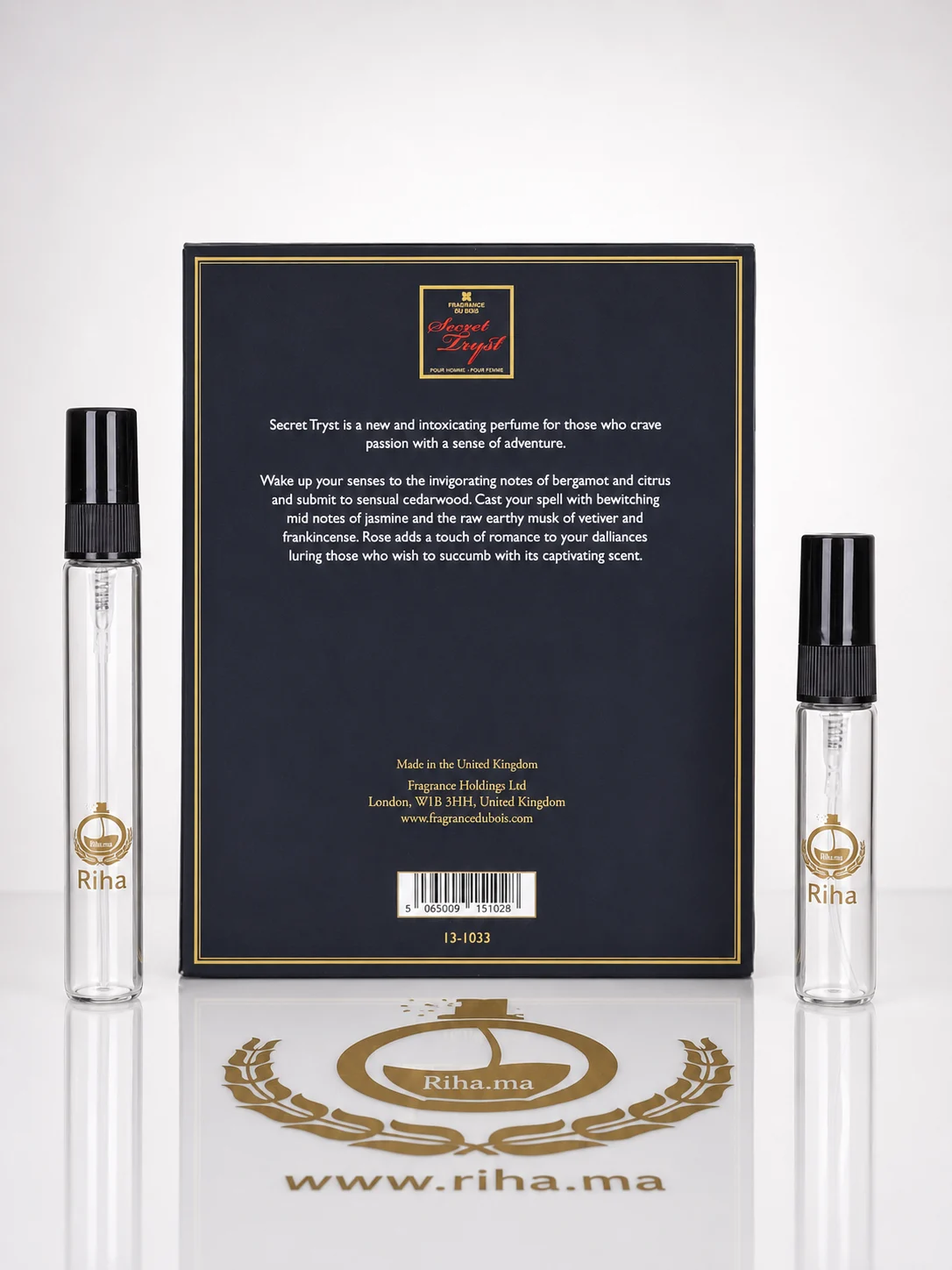 Decantage Secret Tryst Extrait de Parfum Fragrance Du Bois Authentic — photo 3 Décantage secret tryst extrait Fragrance Du Bois flacon niche — vue 3