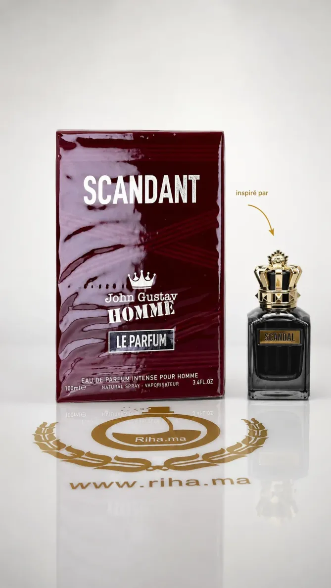 SCANDANT John Gustav HOMME Eau De Parfum Intense 100ML Flacon de Scandant John Gustav Homme eau de parfum intense 100ml