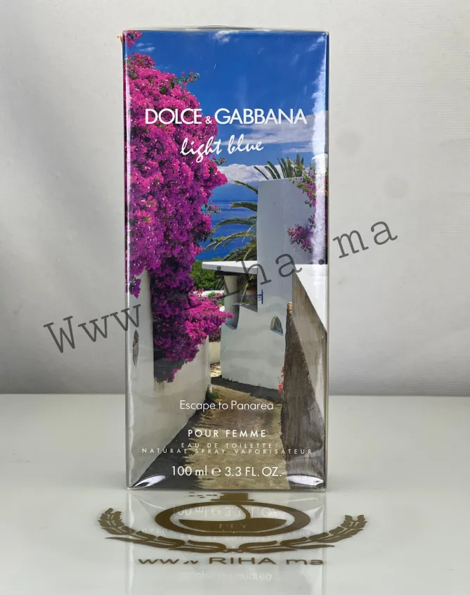 Light Blue Escape to Panarea Dolce&Gabbana Eau De Toilete pour femme 100ml prix maroc