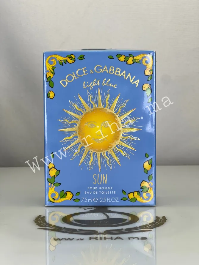 Light Blue Sun Pour Homme Dolce&Gabbana pour homme 75ml prix maroc
